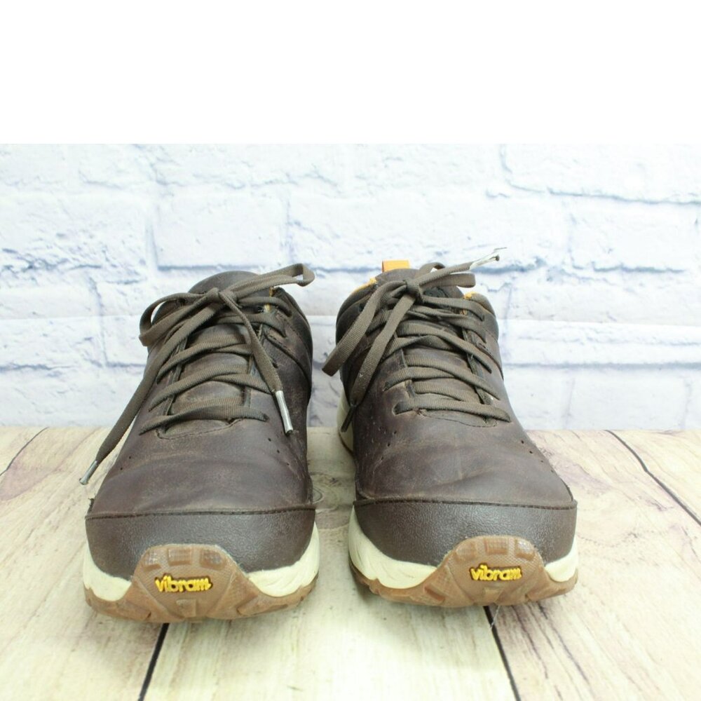 LL Bean Trailfinder Brown Leather Waterproof Rugged Hiking Shoes Size 7 M - Picture 4 of 9